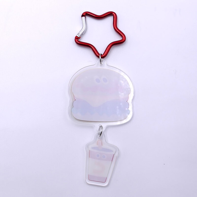 SKATER 薯條漢堡 登山扣吊飾︱鑰匙圈 吊掛小物 包包配件