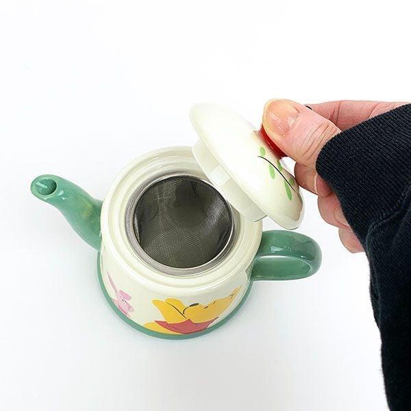 日本 sunart 迪士尼 小熊維尼 蘋果系列|陶瓷茶壺 馬克杯 對杯 - 富士通販