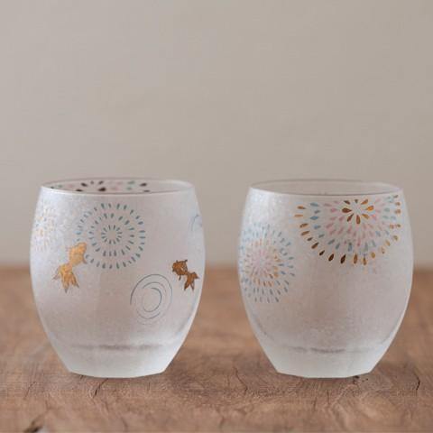 日本-石塚哨子 夏日祭典煙火酒杯|威士忌杯 (1組 / 2入)-日本製 - 富士通販