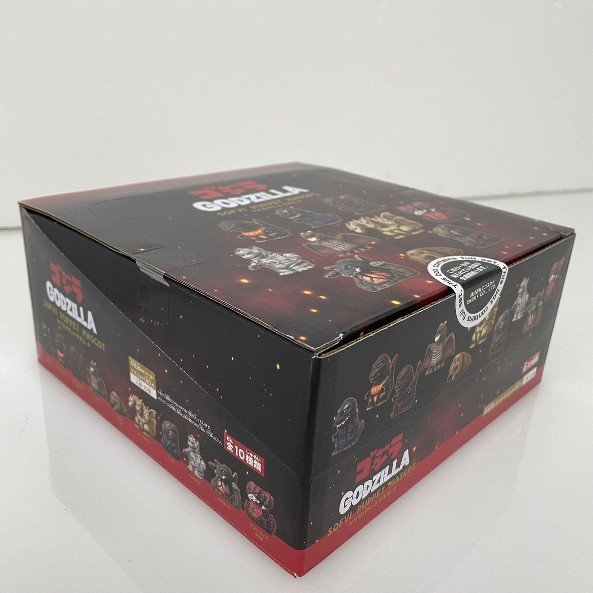 日本 正版 哥吉拉 軟膠指偶 10入|哥吉拉公仔 哥吉拉盒玩 - 富士通販