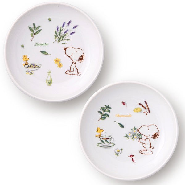 日本製 2入一組 PEANUTS Snoopy 史奴比圓盤組|美濃燒 咖哩碗 17公分深盤 湯碗