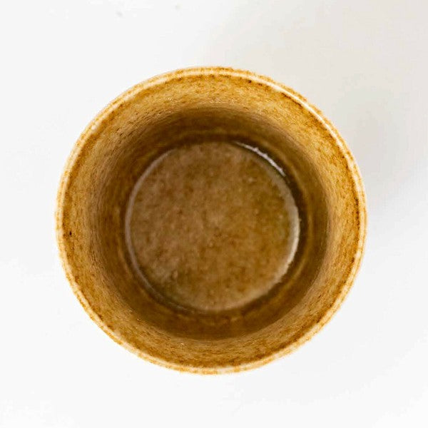 日本製 美濃燒 tetote 不規則文裡窯釉豬口杯 | 沙拉杯 優格杯 蒸蛋碗 冰淇淋 配菜杯