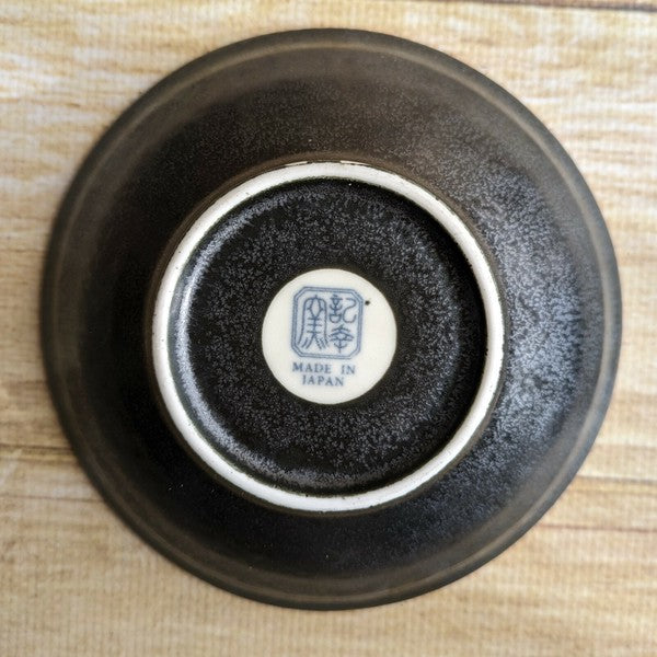 日本製 美濃燒 黑御影十草線條碗 | 深碗 湯碗 咖哩碗 深盤 日本製碗盤 陶瓷碗 小菜碗 黑色啞光質感