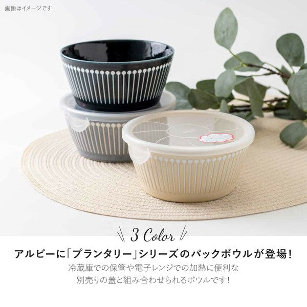 日本製 美濃燒 Albee 線條十草多用碗 13cm | 沙拉碗 深碗 麥片碗 優格碗 甜點碗 日本製碗