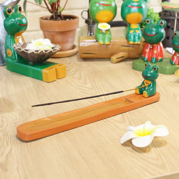 日本進口 青蛙造型線香座 | 香氛擴散器 適合室內