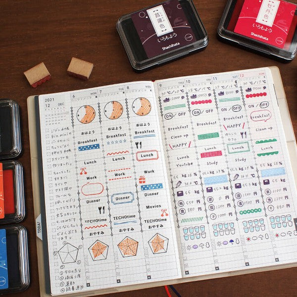 日本製 Stamp Marche 手帳素材印章 多款 | 橡皮章 手帳印章 子彈筆記