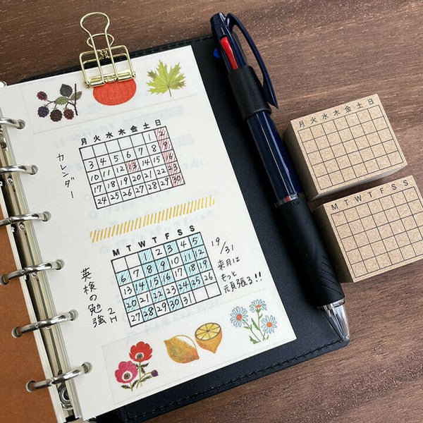 日本製 Stamp Marche 手帳素材印章 多款 | 橡皮章 手帳印章 子彈筆記