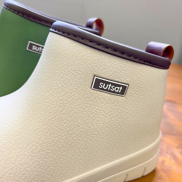 日本 GLORIA SUTSAT 圓頭短靴 | EVA雨鞋 短雨靴 鞋子 靴子 防水鞋 防滑鞋 露營鞋