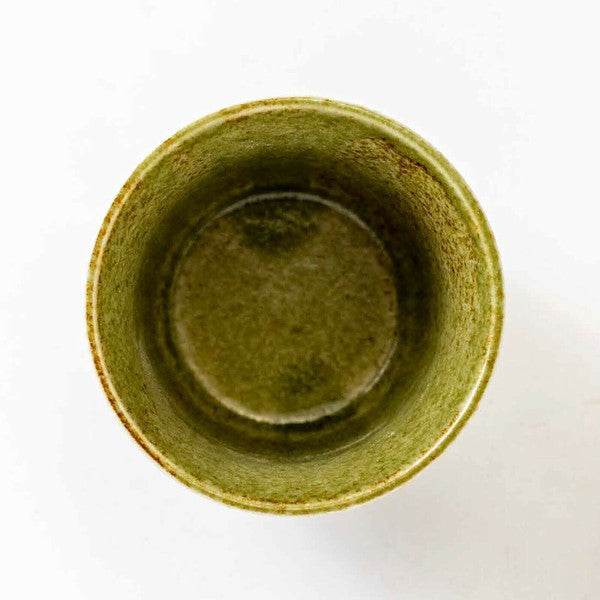 日本製 美濃燒 tetote 不規則文裡窯釉豬口杯 | 沙拉杯 優格杯 蒸蛋碗 冰淇淋 配菜杯