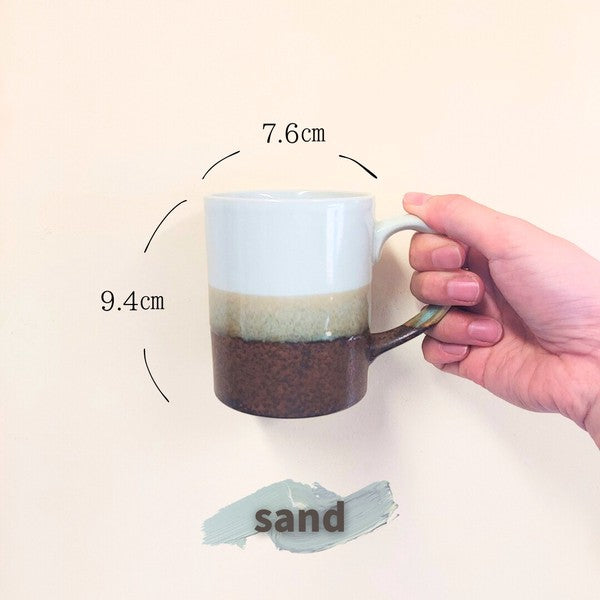 日本製 美濃燒 TRICO 馬克杯 300ml | 陶瓷馬克杯 平底馬克杯 茶杯 水杯 咖啡杯