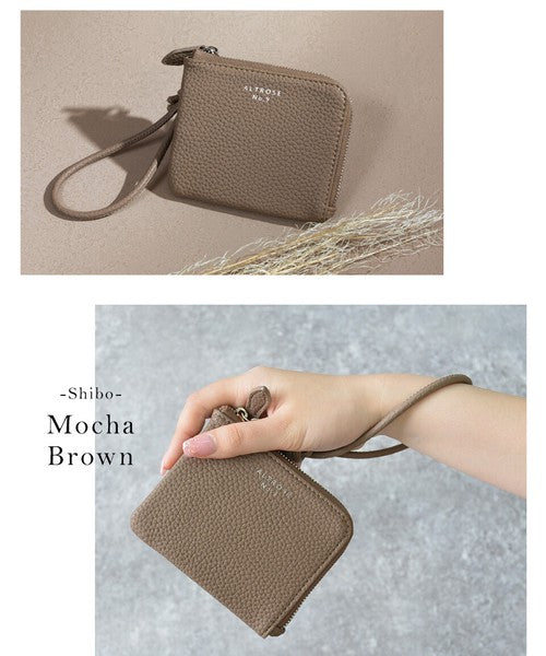 日本皮夾 ALTROSE 新色荔枝皮短夾 | 女短夾 皮夾 零錢包 錢包 皮包 手拿包 零錢包 L型拉鍊