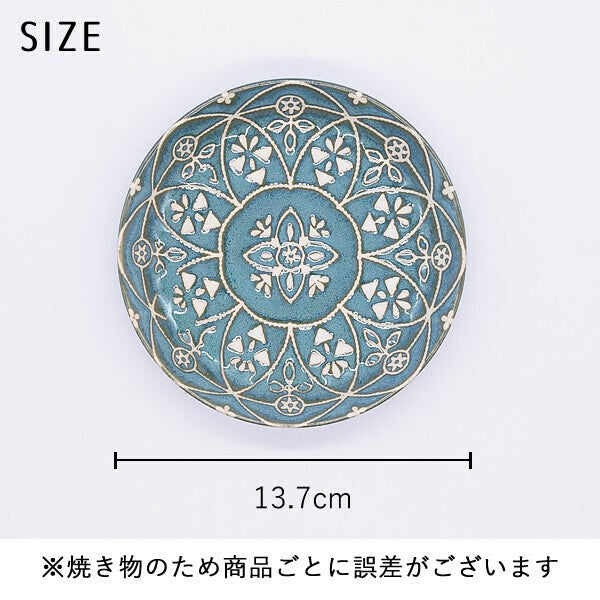 日本製 美濃燒 摩洛哥系列圓盤 | 5吋盤 茶盤 點心盤 深盤 Moroccan