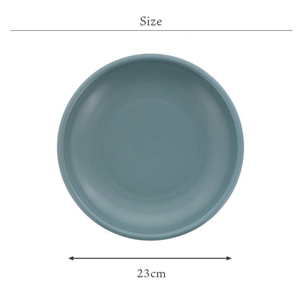 日本製 美濃燒 素色輕量圓盤 23cm | 大盤子 深盤 咖哩盤 義大利麵盤 沙拉盤