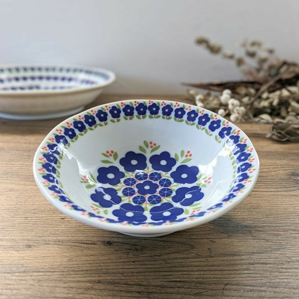 日本製 美濃燒 北歐復古花卉碗 14.5cm | 水果碗 麥片碗 早餐碗 湯碗 6吋碗