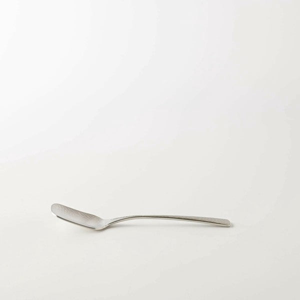 日本製 佐藤金屬 SALUS 槌目布丁湯匙 | 冰淇淋匙 甜點匙 布丁匙 不鏽鋼 燕三条 日本餐具 湯匙