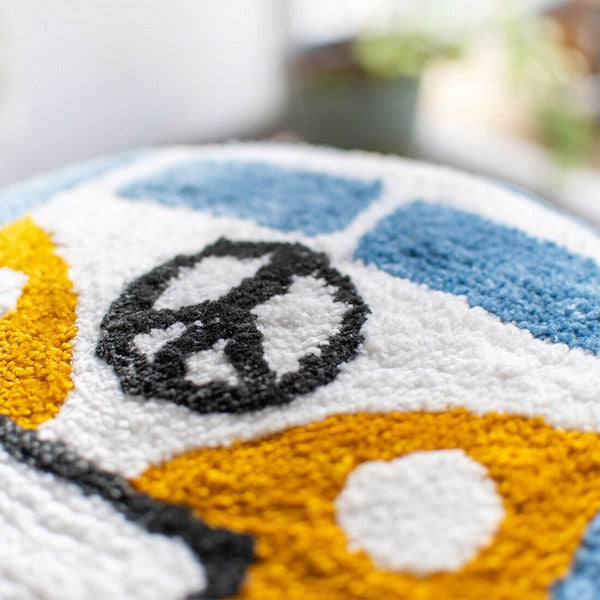 日本 TOMO 海龜 汽車 貓 樹懶 坐墊 | 椅墊 木椅墊 圓椅墊