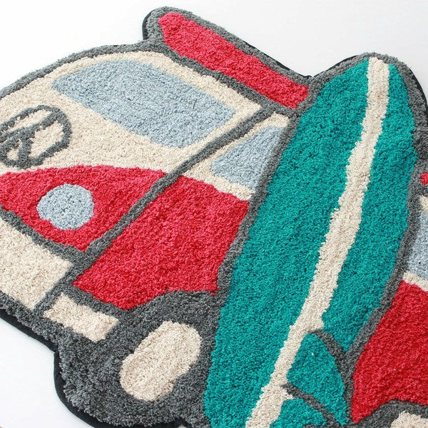 日本 TOMO 夏威夷車牌/福斯汽車造型地墊 | 玄關地墊 浴室地墊 腳踏墊