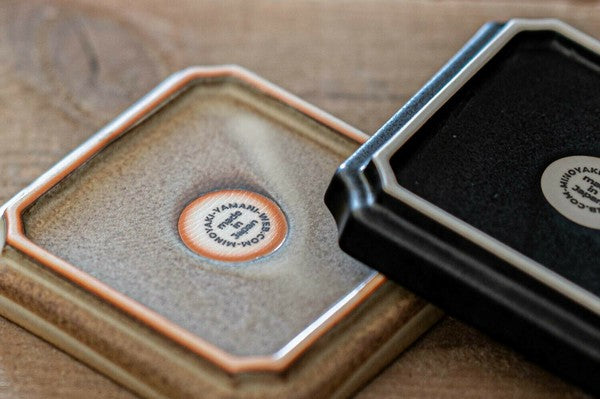 日本製 美濃燒 古董復古方盤 | 相框式餐盤 甜點盤 飾品盤 復古方盤