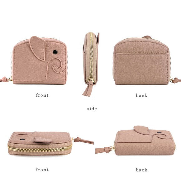 日本 LIZDAYS 大象造型風琴零錢卡包 10層卡夾|防盜 可愛零錢包 零錢包 卡夾零錢包 風琴包