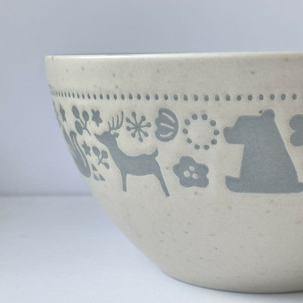 日本製 美濃燒 森林之友碗盤 | 陶瓷碗 麥片碗 沙拉碗 甜點盤 水果盤 北歐風