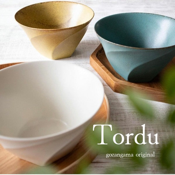 日本製 美濃燒 Tordu 曲線丼飯碗 三色 | 深碗 湯碗 大碗 蕎麥麵碗