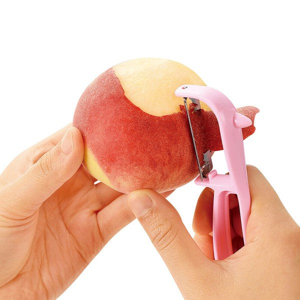 日本製 下村工業 直式薄皮水果刨刀 | 削皮刀 水蜜桃 番茄 薄皮蔬果削皮器 不鏽鋼 軟皮專用 刨刀