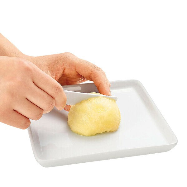 日本製 下村工業 直式薄皮水果刨刀 | 削皮刀 水蜜桃 番茄 薄皮蔬果削皮器 不鏽鋼 軟皮專用 刨刀