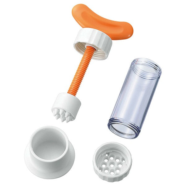 日本製 下村工業 旋轉壓蒜器 | 壓碎器 蒜泥 絞蒜器 搗蒜器 壓蒜神器