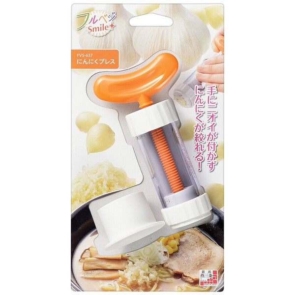 日本製 下村工業 旋轉壓蒜器 | 壓碎器 蒜泥 絞蒜器 搗蒜器 壓蒜神器