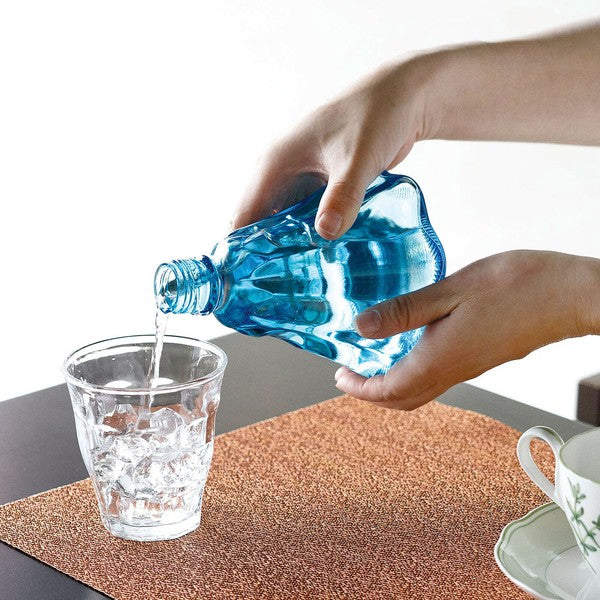 日本製 富士山造型玻璃瓶 375ml | 酒瓶 水瓶 飲料瓶 果汁瓶 玻璃瓶