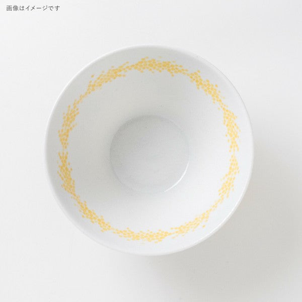 日本製 美濃燒 含羞草白釉碗盤 | 陶瓷碗 飯碗 圓盤 淺盤 多用碗 簡約北歐