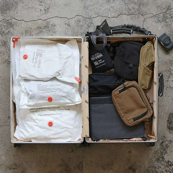 日本 手動真空壓縮袋2入組 三款尺寸 | 旅行真空袋 衣物壓縮 出國必備 POST GENERAL