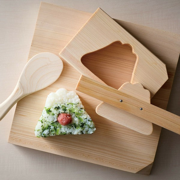 日本製 松花堂 富士山檜木飯糰模具 | 飯糰壓模器 DIY模具