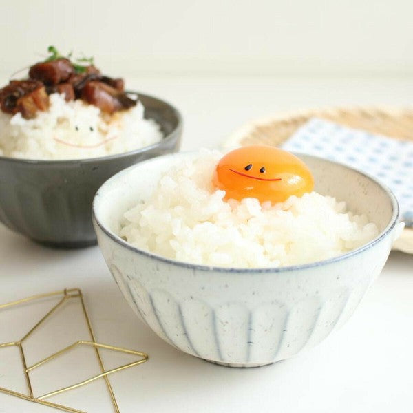 日本製 見谷陶器 粉引刻紋飯碗 兩色 | 小碗 飯碗 陶瓷碗 日本碗 夫妻碗 owl飯碗