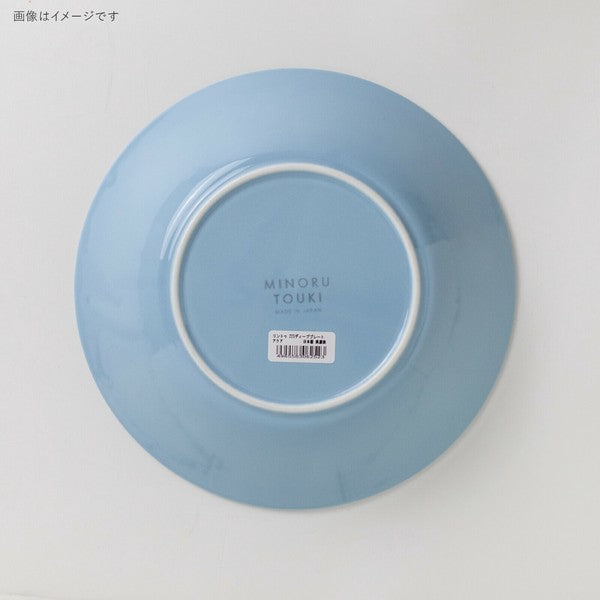 日本製 美濃燒 LINTU 小鳥植物深盤 22.5cm 兩色 | 北歐風 大容量 湯碗 義大利麵 咖哩盤