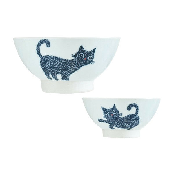 日本製 波佐見燒 可愛陶瓷動物飯碗 | Nordic Animals 北歐風飯碗 輕巧耐用 兒童碗 小碗