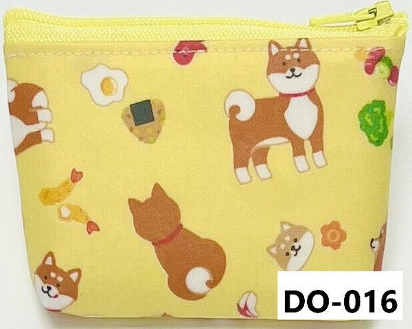 日本製 手工動物造型零錢包 北極熊 柴犬 刺蝟 收納包 信用卡包 票卡夾