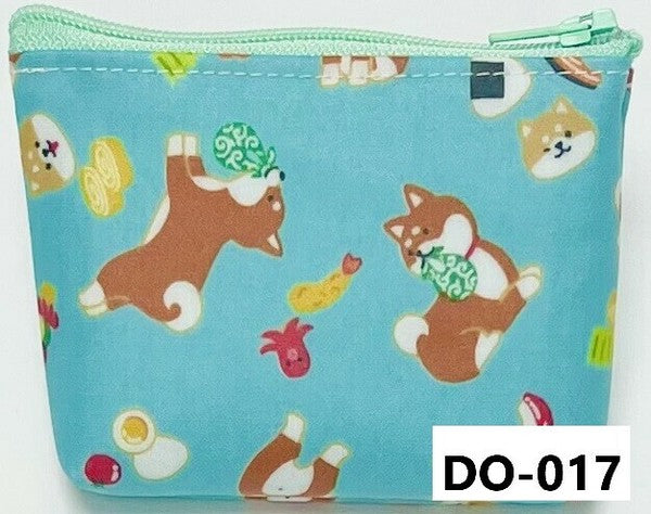 日本製 手工動物造型零錢包 北極熊 柴犬 刺蝟 收納包 信用卡包 票卡夾