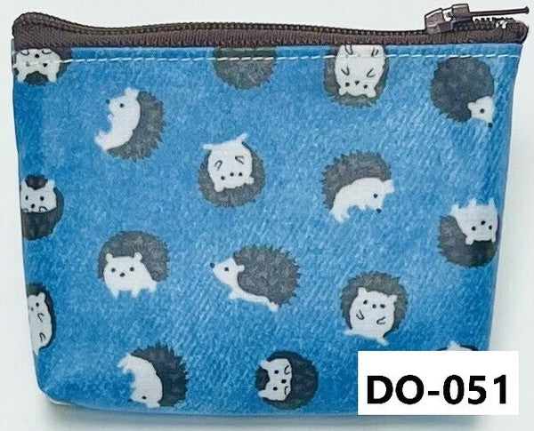 日本製 手工動物造型零錢包 北極熊 柴犬 刺蝟 收納包 信用卡包 票卡夾