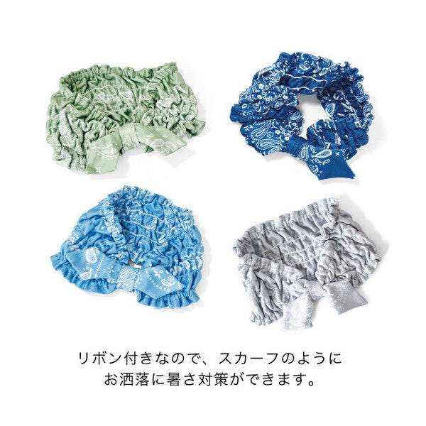 日本 抗UV 頸部涼感巾 | 寬版設計 髮帶 防曬 頭巾 夏日必備 戶外