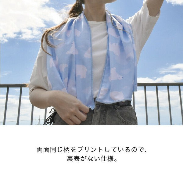 日本 Hello Bear Cool 涼感毛巾 | 防曬 遇水即涼 運動毛巾 降溫毛巾 消暑
