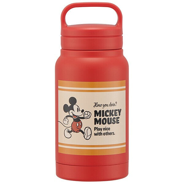 日本 Skater 米奇不銹鋼保溫瓶 350ml | Mickey 紅色保溫瓶 提把保溫瓶 保溫水瓶