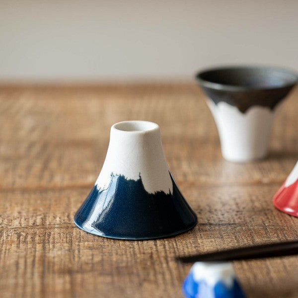 日本製 美濃燒 三色富士山清酒杯 | 日式酒具 清酒杯 小酒杯 品茗杯