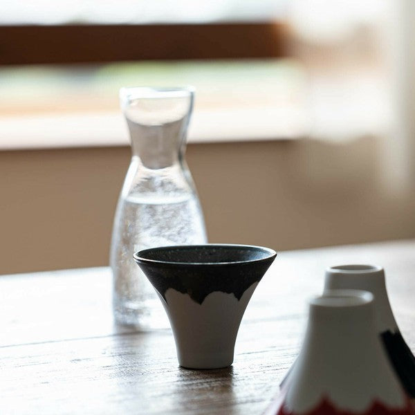 日本製 美濃燒 三色富士山清酒杯 | 日式酒具 清酒杯 小酒杯 品茗杯