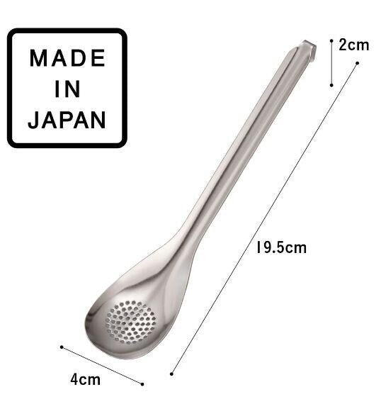 日本製 CB Japan 燕三條不鏽鋼瀝汁勺 | 瀝湯汁 撈浮沫 勺子 過濾湯匙 長柄湯匙