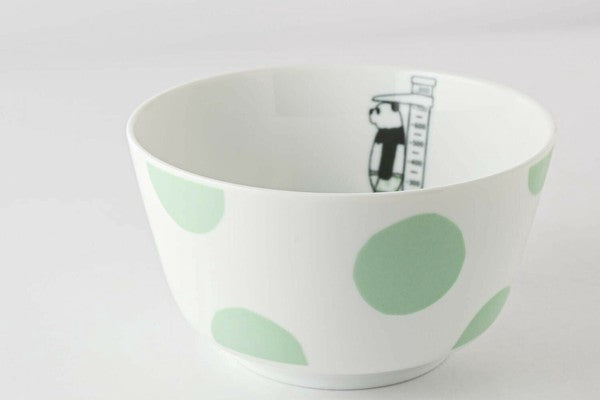 日本製 美濃燒 熊貓測量身高碗 890cc | 大碗 丼飯碗 湯碗 飯碗 陶瓷碗 北歐風