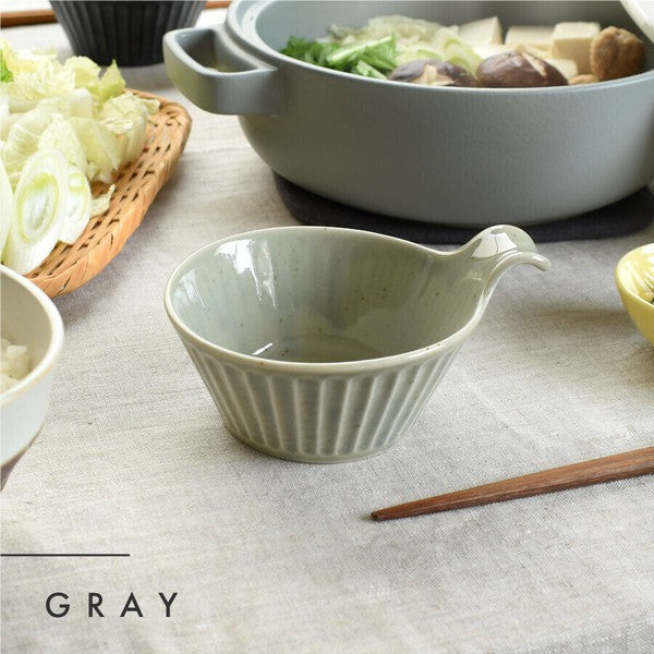 日本製 美濃燒 SOGI 附把手陶瓷碗 | 把手碗 濃湯碗 沙拉碗