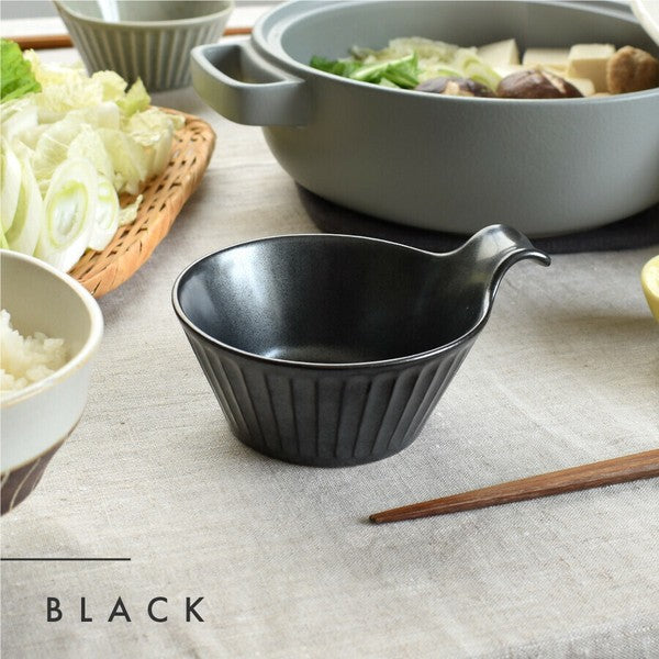 日本製 美濃燒 SOGI 附把手陶瓷碗 | 把手碗 濃湯碗 沙拉碗