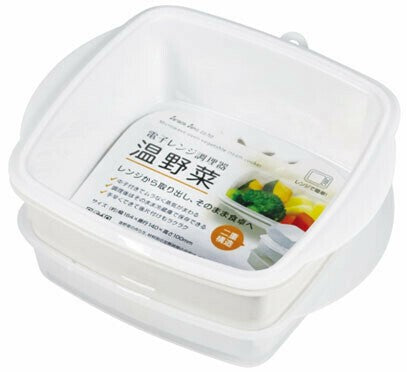 日本製 SANDA 蔬菜微波蒸煮調理盒 | 微波料理 耐熱餐盒 溫野菜 微波蒸籠
