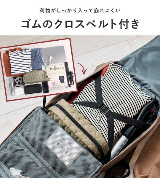 日本 LIZDAYS 行李箱機能大背包 | 大容量 極輕量 可掛行李箱 2WAY 手提後背包